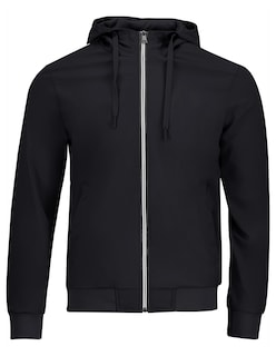 Foto 6 | Chamarra Boomber Casual Hombre Con Capucha Premium Negro Roosevelt C366