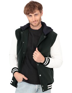 Foto 2 | Chamarra Casual Deportiva Capucha Caballero Verde Militar Roosevelt A236