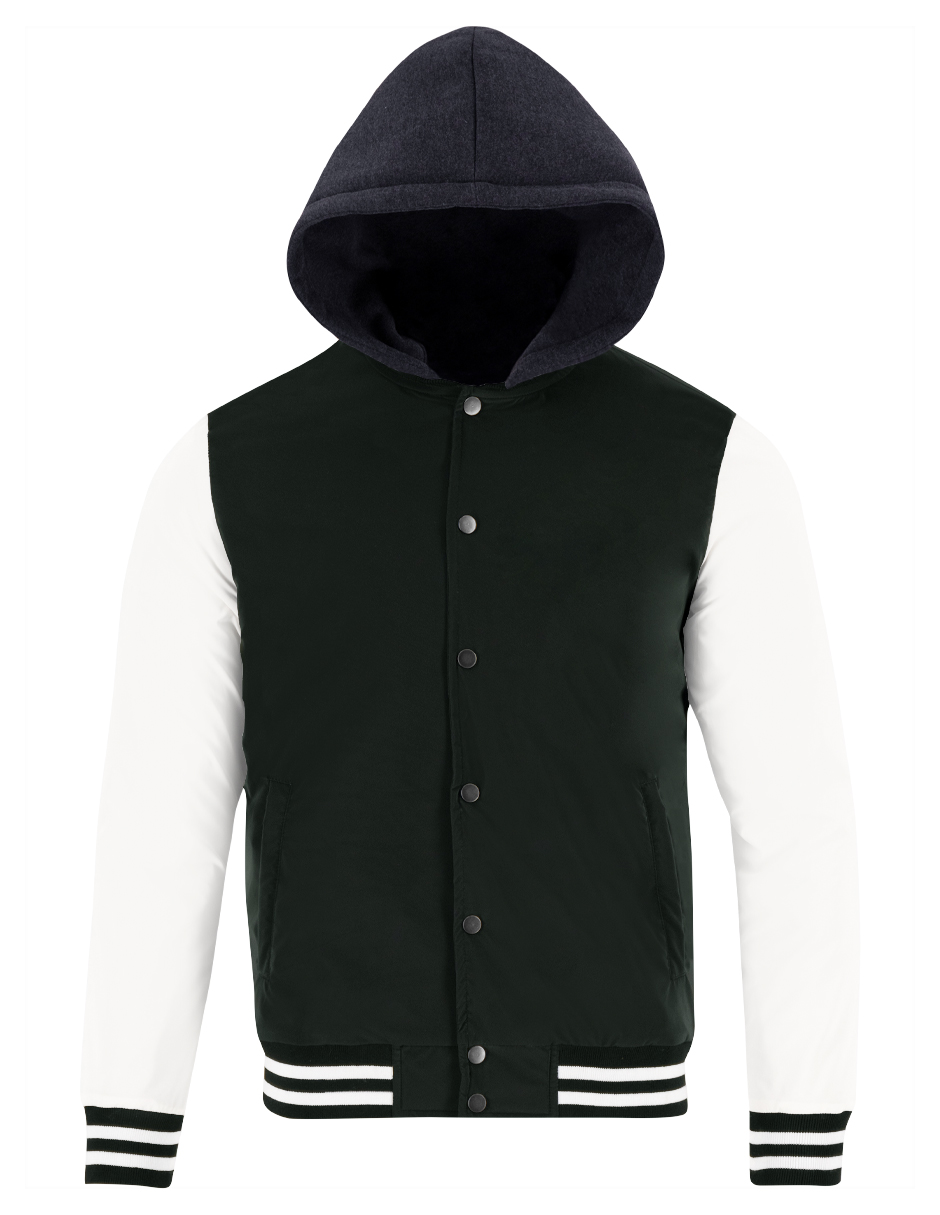 Foto 5 | Chamarra Casual Deportiva Capucha Caballero Verde Militar Roosevelt A236