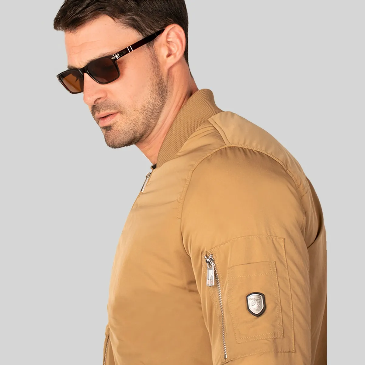 Foto 5 pulgar | Chamarra Greenlander  Para Hombre Casual Estilo Bomber Ligera