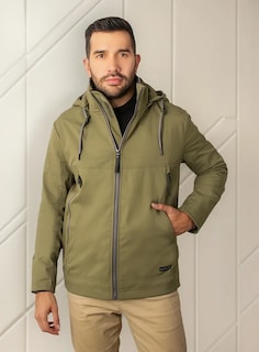 Foto 1 | Chamarra Para Hombre Greenlander Rompevientos Con Gorro