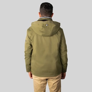 Foto 6 | Chamarra Para Hombre Greenlander Rompevientos Con Gorro