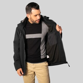 Foto 4 | Chamarra Para Hombre Greenlander Rompevientos Con Gorro