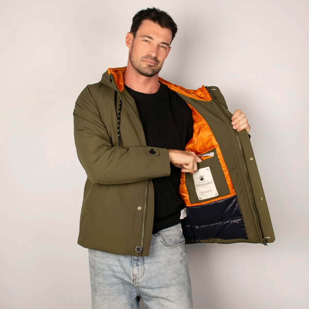 Foto 4 pulgar | Chamarra Greenlander Premium Termica Con Gorro Fijo De Hombre