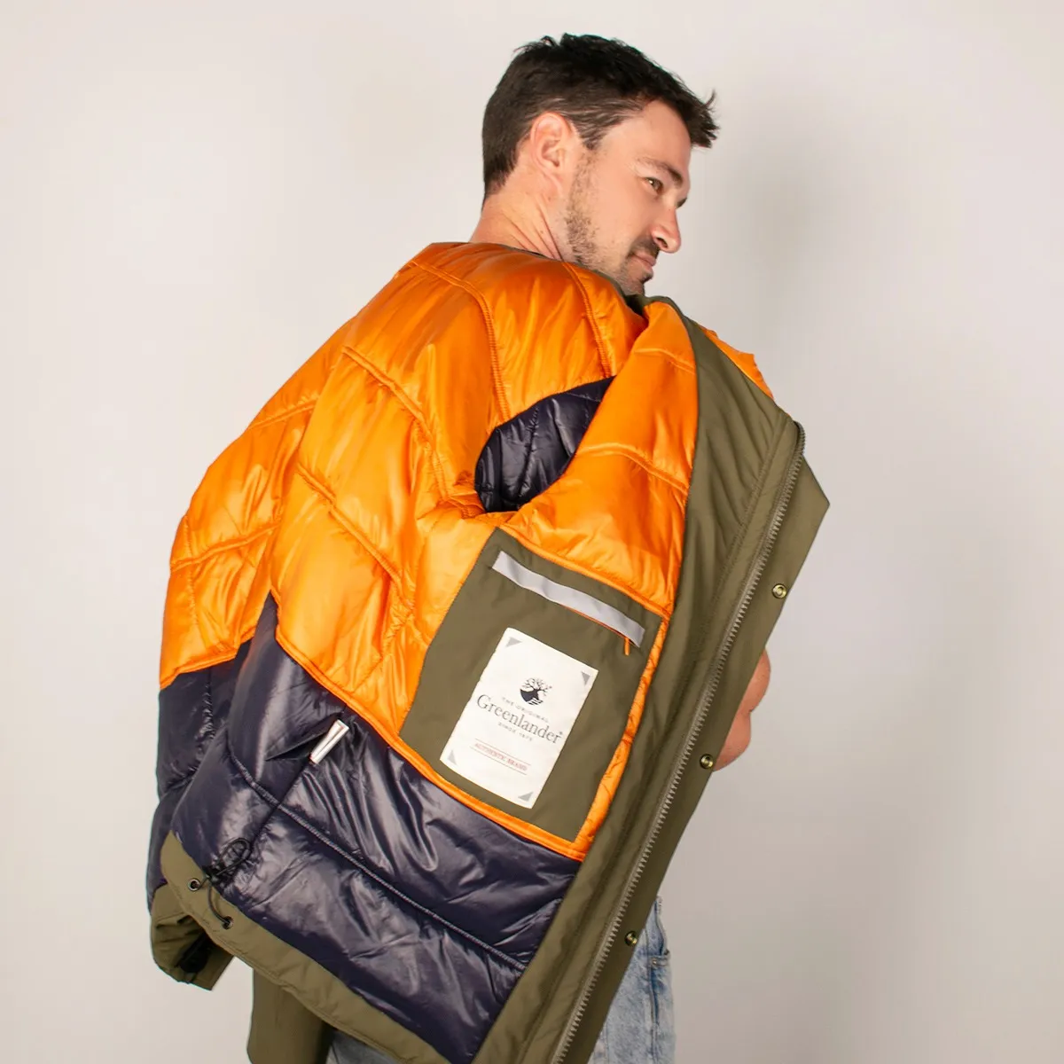 Foto 4 | Chamarra Greenlander Premium Termica Con Gorro Fijo De Hombre