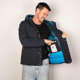 Foto 3 | Chamarra Greenlander Premium Termica Con Gorro Fijo De Hombre
