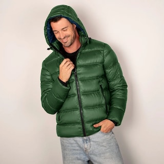 Foto 2 | Chamarra Greenlander De Hombre Capitonada Con Gorro Desmontable