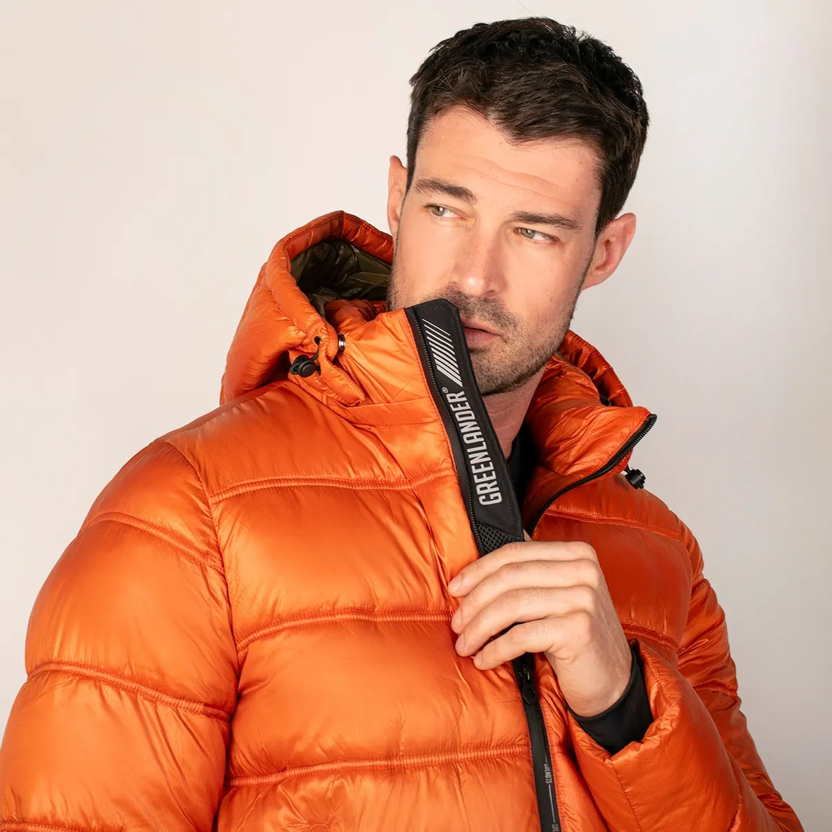 Foto 5 pulgar | Chamarra Greenlander De  Hombre Capitonada  Con Gorro Desmontable