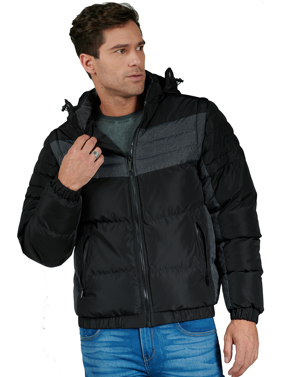 Foto 4 pulgar | Chamarra Chaleco Casual Para Hombre 2 En 1 Generra 128411