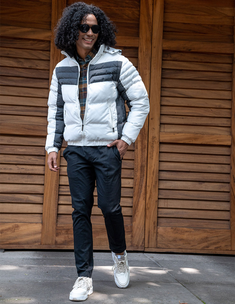Foto 3 | Chamarra Chaleco Casual Para Hombre 2 En 1 Generra 128411