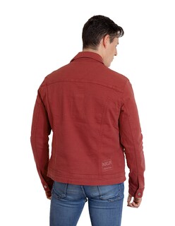 Foto 2 | Chamarra Indicum Denim Brick Slim Fit color Anaranjado para Hombre