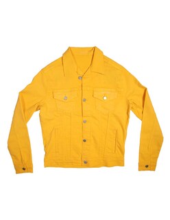 Foto 5 | Chamarra Indicum Denim Amarello Slim Fit color Amarillo para Hombre
