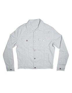 Foto 5 | Chamarra Indicum Denim Pale Slim Fit Blanca para Hombre