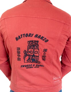 Foto 3 | Chamarra para Dama Indicum Hattori Slim Fit color Ladrillo