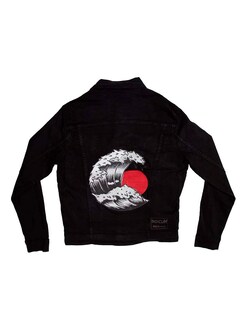 Foto 5 | Chamarra De Mezclilla Indicum Ola Slim Fit Color Negro