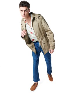 Foto 3 | Chamarra Ligera Generra 318400 color Verde para Hombre