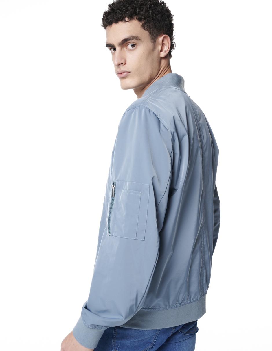 Foto 4 pulgar | Chamarra Generra color Azul para Hombre