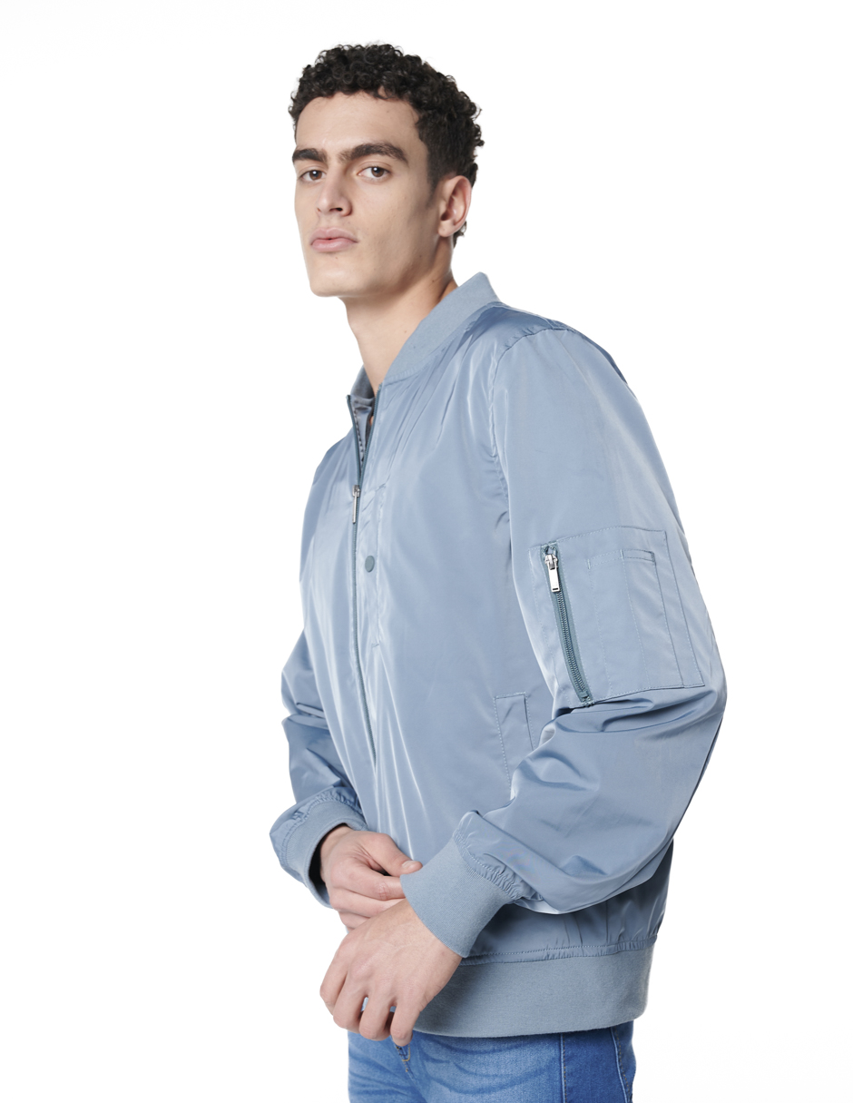 Foto 5 pulgar | Chamarra Generra color Azul para Hombre