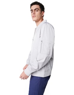 Foto 3 | Chamarra Ligera Generra 318404 color Gris para Hombre