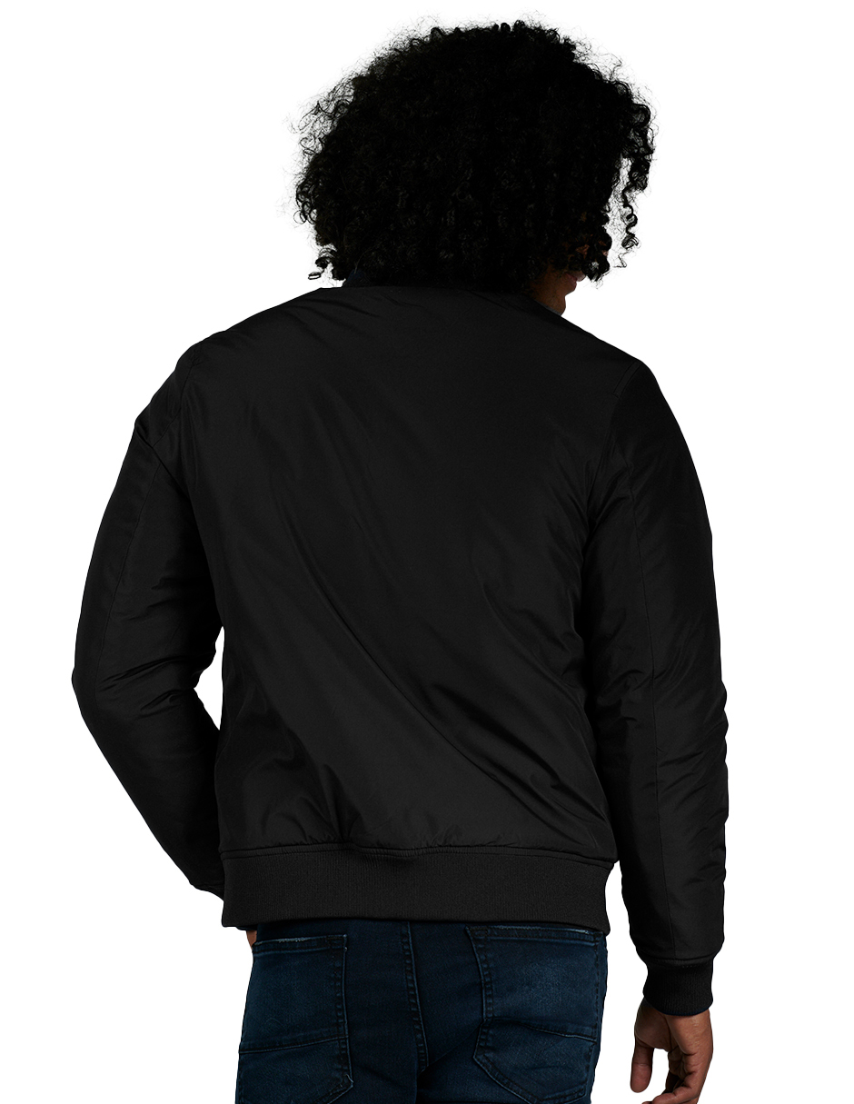 Foto 3 pulgar | Chamarra Tipo Bomber Generra 228410 color Negro para Hombre