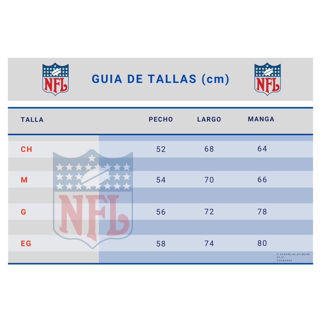 Foto 7 | Chamarra NFL New Englad Patriots color Azul para Hombre