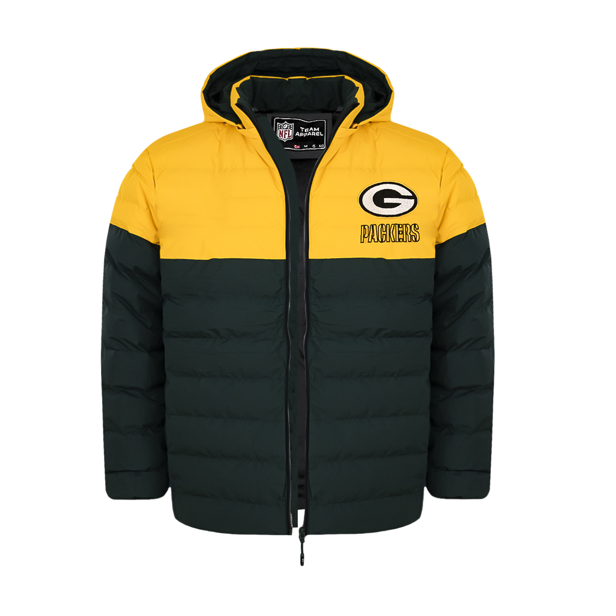 Foto 4 pulgar | Chamarra NFL Bay Packers color Verde para Hombre