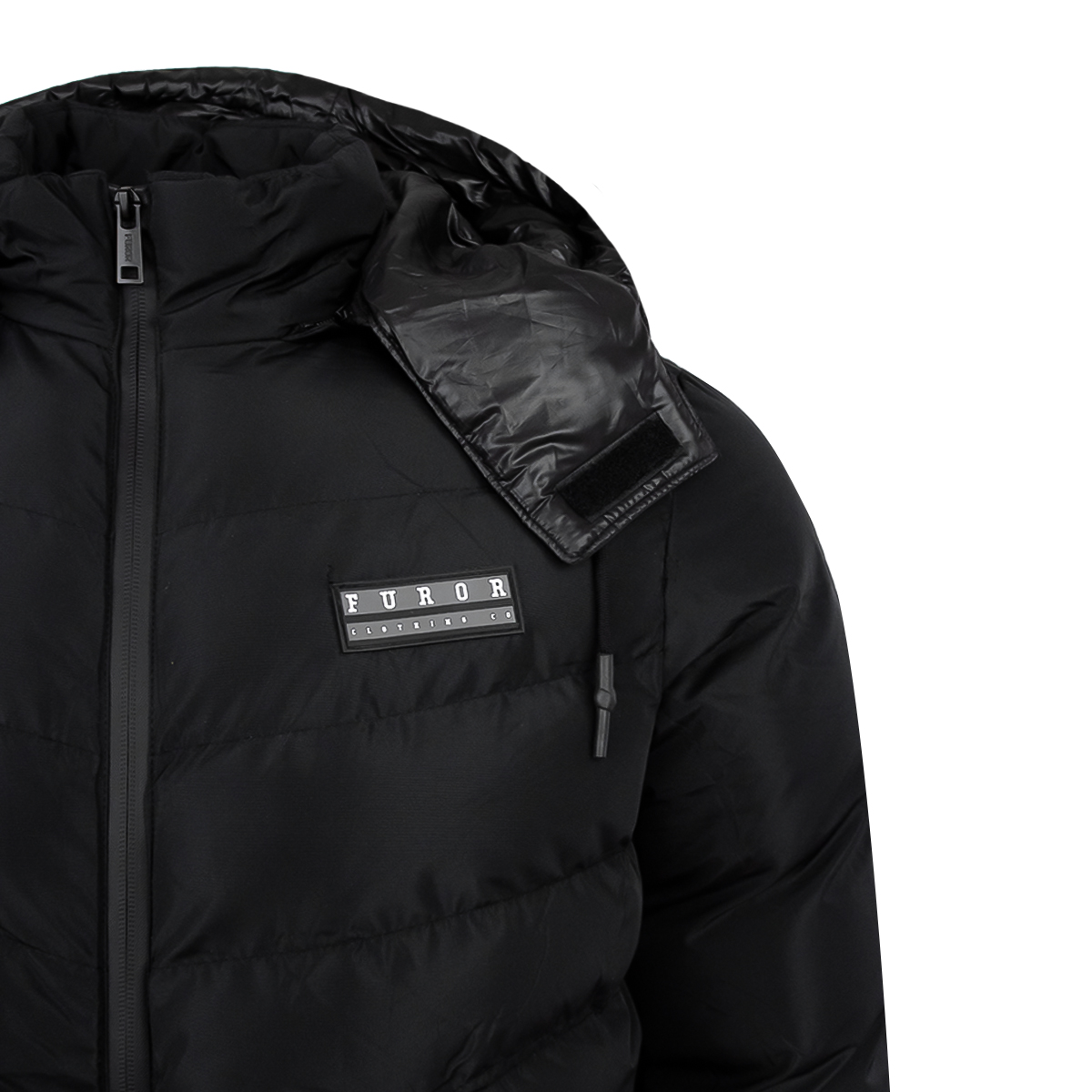 Foto 4 | Chamarra Furor color Negro para Hombre