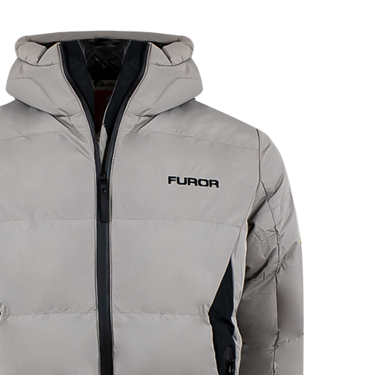 Foto 4 | Chamarra Furor color Gris para Hombre