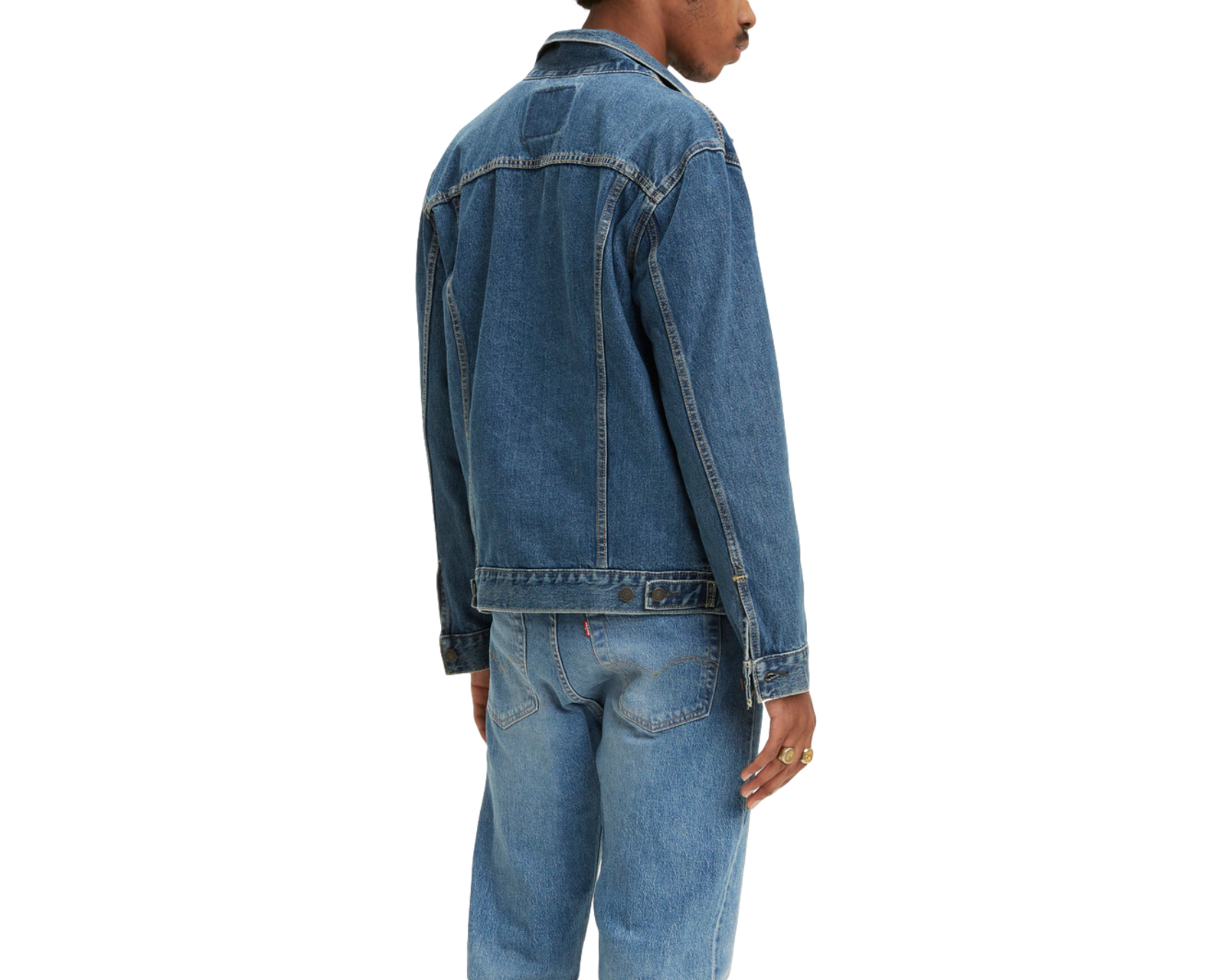 Foto 5 pulgar | Chamarra Trucker de Mezclilla Levi's 72334-0130 color Azul