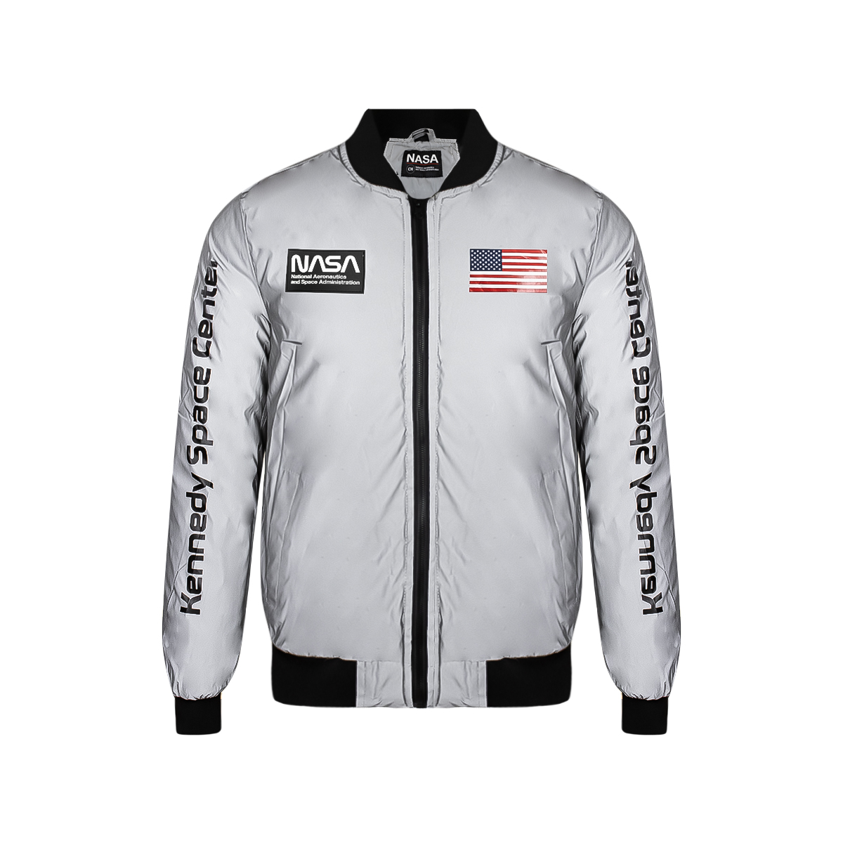 Chamarra Nasa color Gris para Hombre