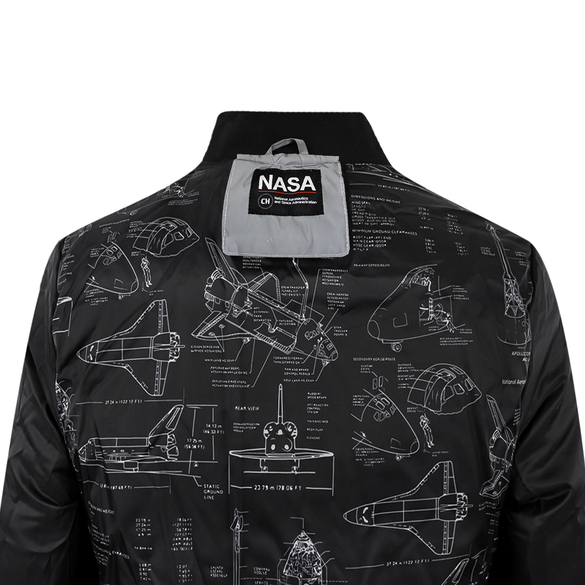 Foto 7 | Chamarra Nasa color Gris para Hombre
