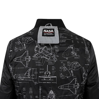Foto 7 | Chamarra Nasa color Gris para Hombre