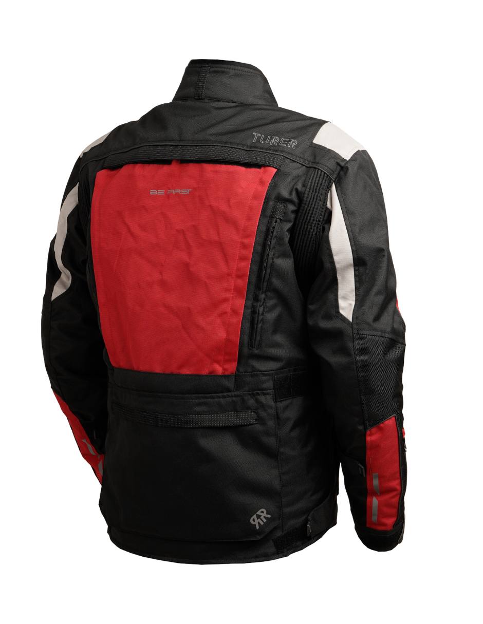 Foto 3 pulgar | Chamarra para Motociclista Turer Negra Impermeable 4 Estaciones