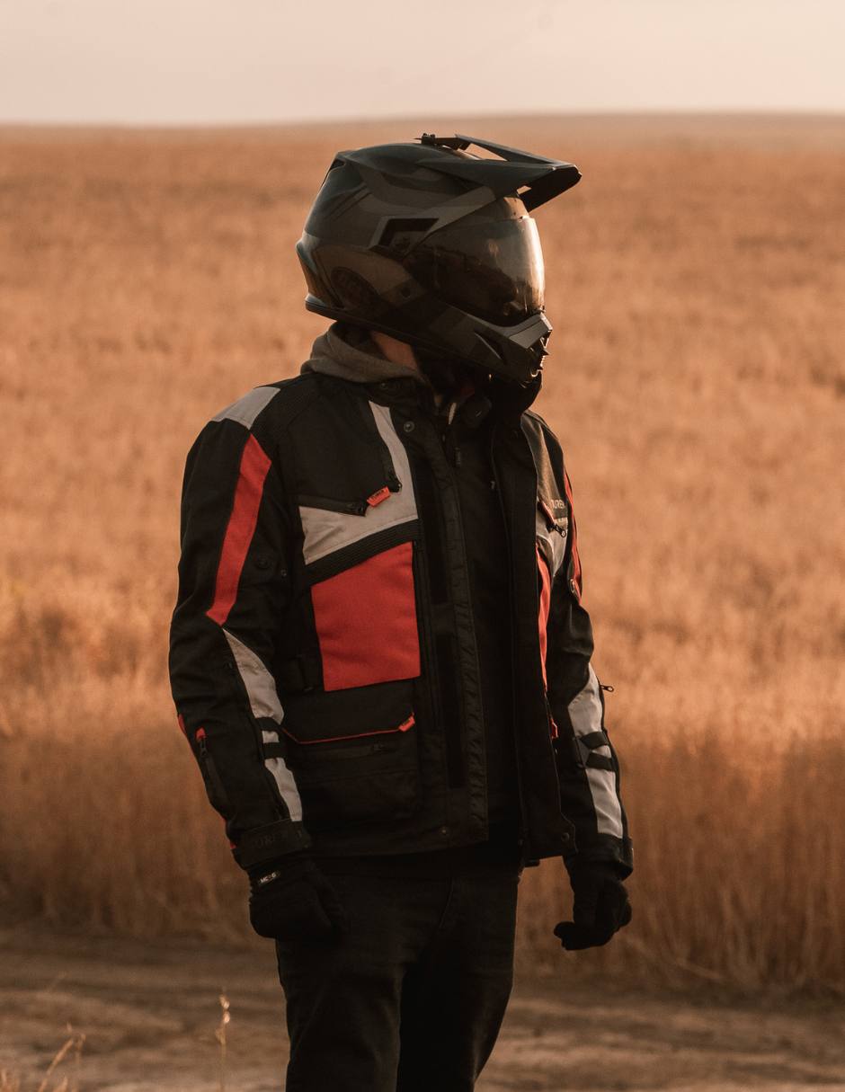 Foto 5 | Chamarra para Motociclista Turer Negra Impermeable 4 Estaciones