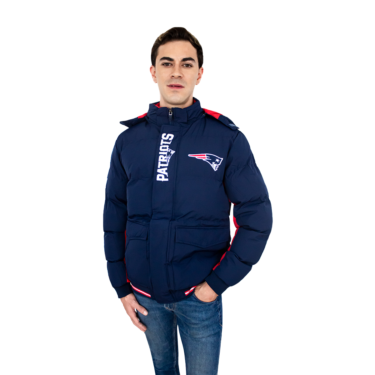 Foto 2 pulgar | Chamarra para Caballero New England Patriots NFL Original