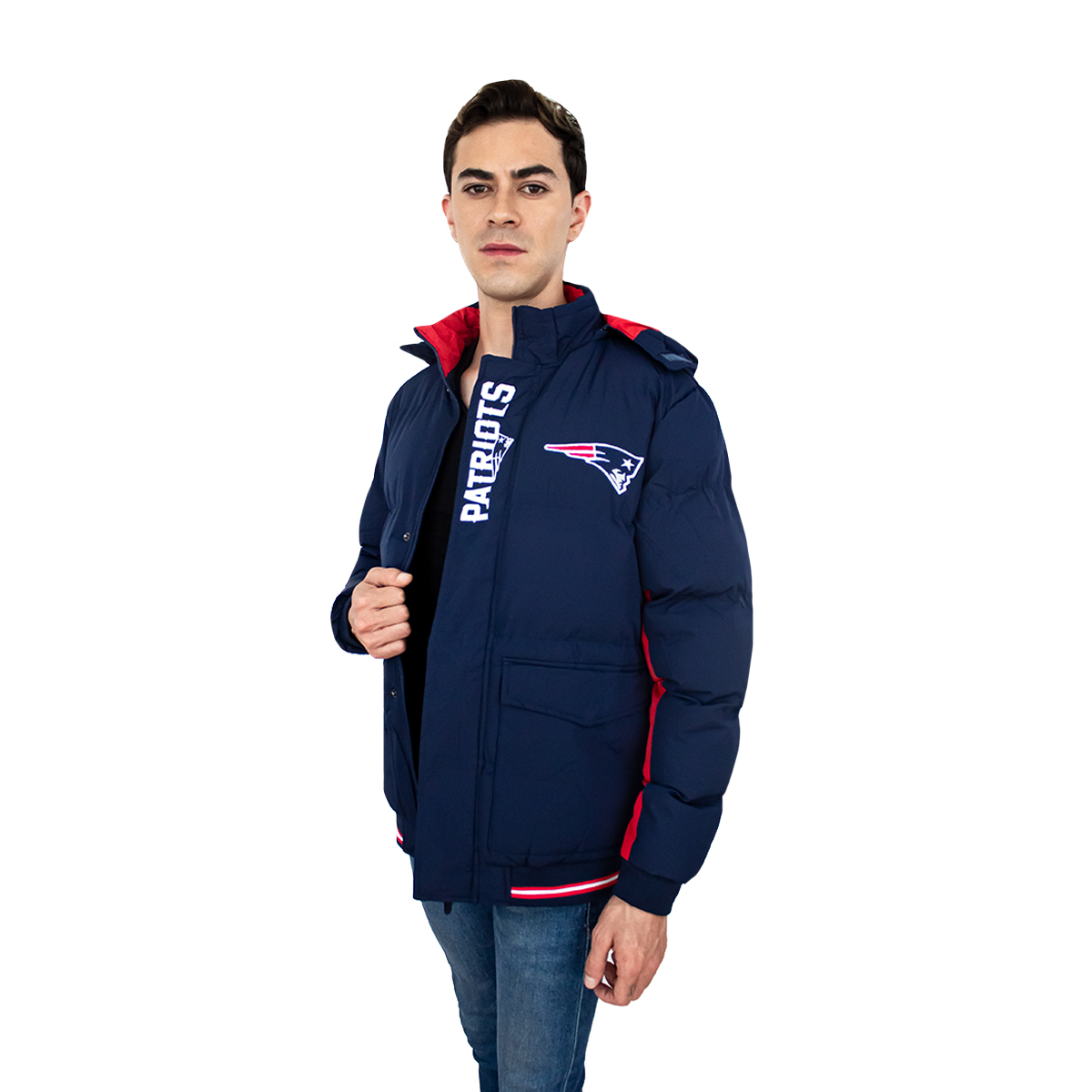 Foto 5 pulgar | Chamarra para Caballero New England Patriots NFL Original