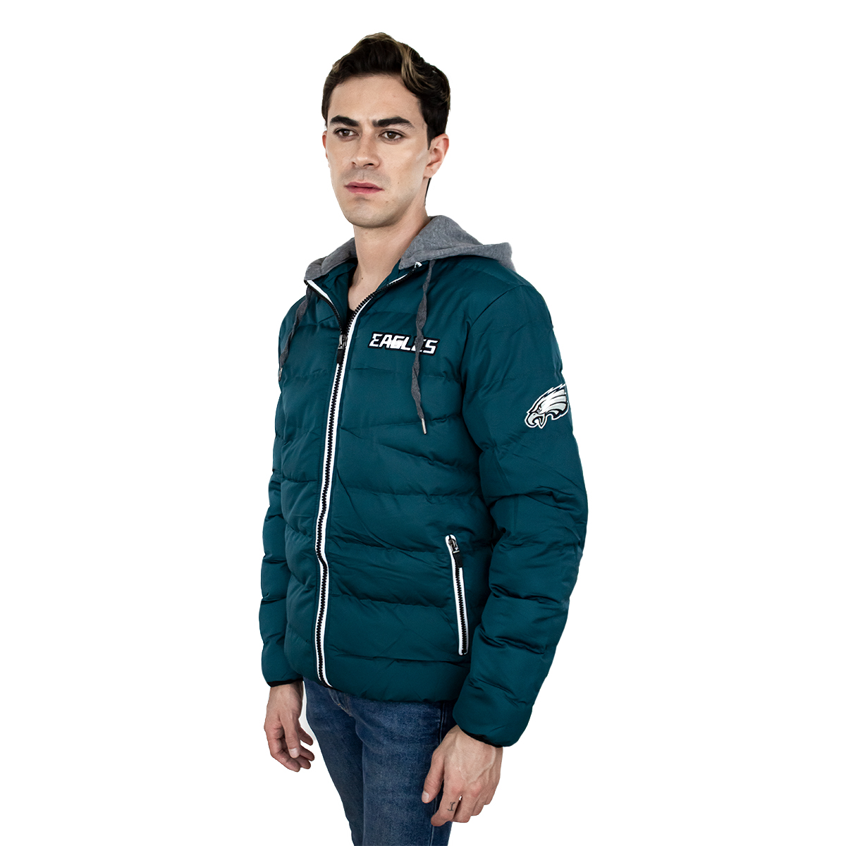 Foto 4 | Chamarra Nfl Philadelphia Eagles color Verde para Hombre