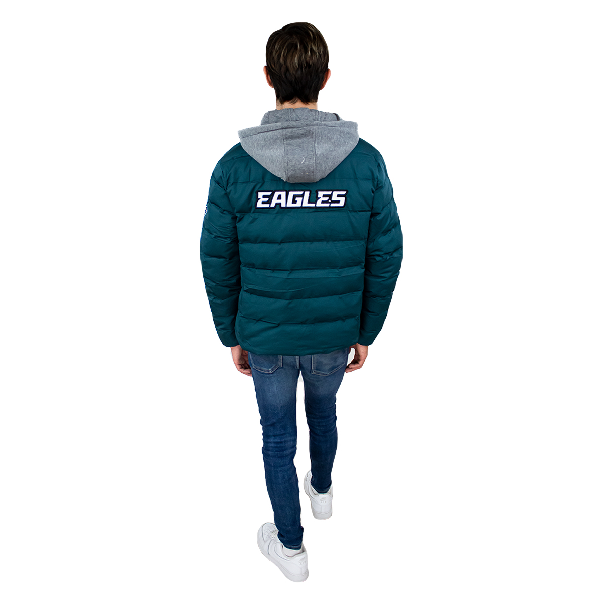 Foto 6 pulgar | Chamarra Nfl Philadelphia Eagles color Verde para Hombre