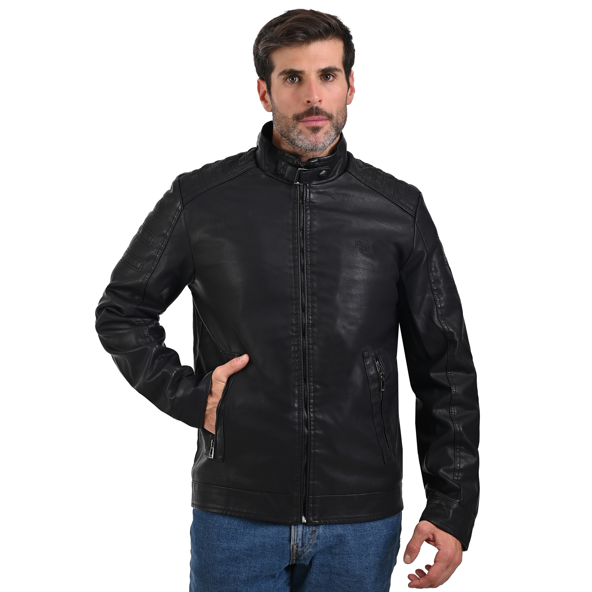 Chamarra Furor color Negro para Hombre