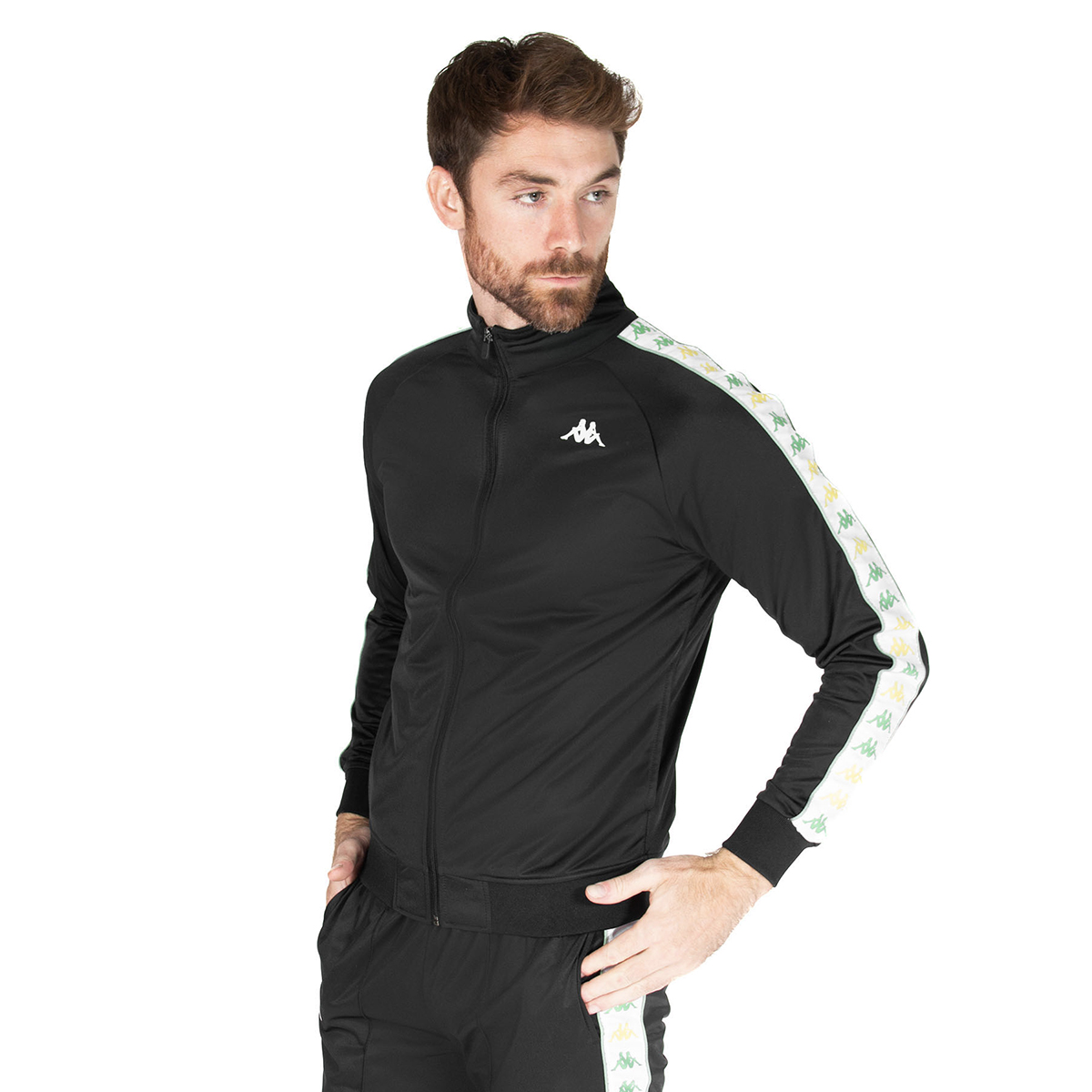 Foto 4 | Chamarra Kappa color Negro para Hombre