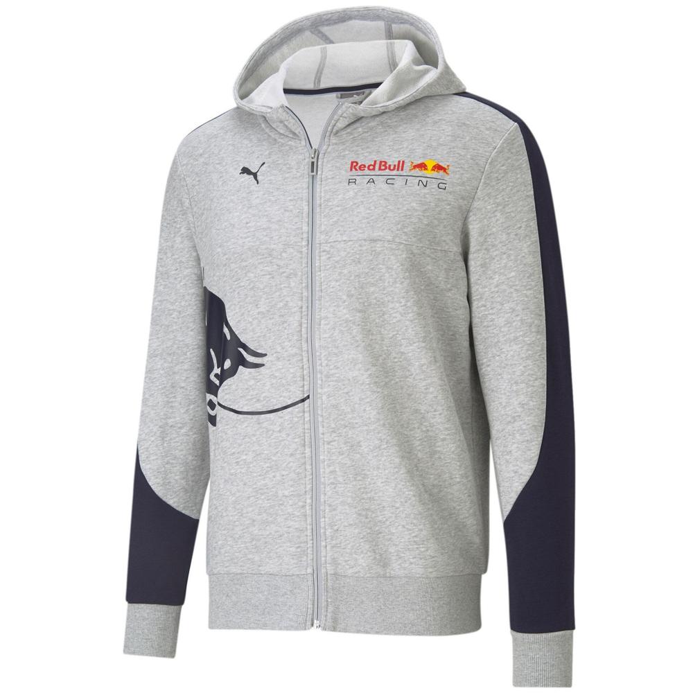 Foto 2 pulgar | Chamarra Puma Rbr Sweat Gris para Hombre