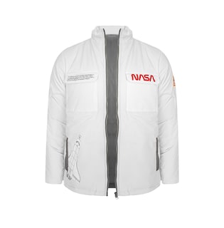 Foto 3 | Chamarra Nasa Blanco para Hombre