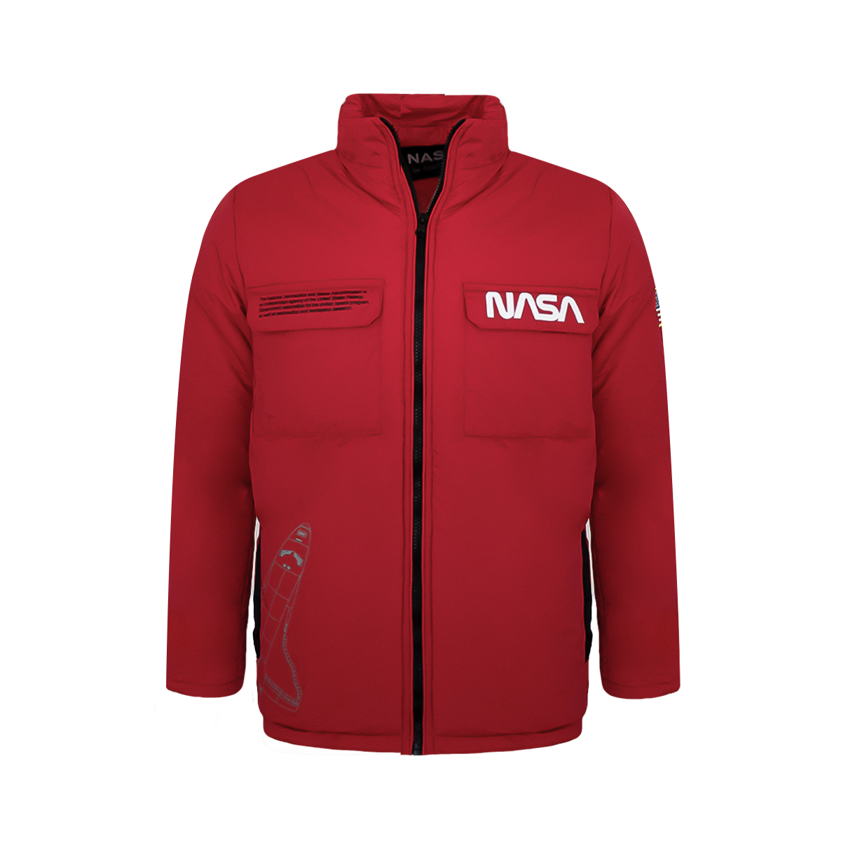 Foto 1 | Chamarra Nasa Roja para Hombre