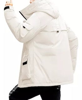 Foto 3 | Chamarra Shendy Vendy Beige con Capucha Unisex