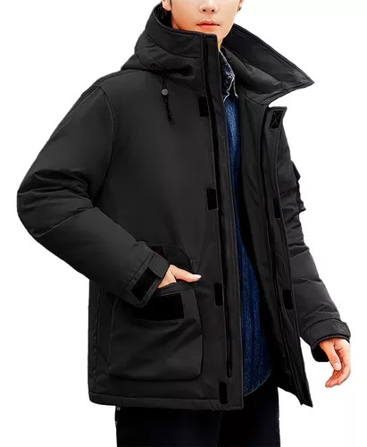 Foto 4 | Chamarra Shendy Vendy Negra con Capucha Unisex