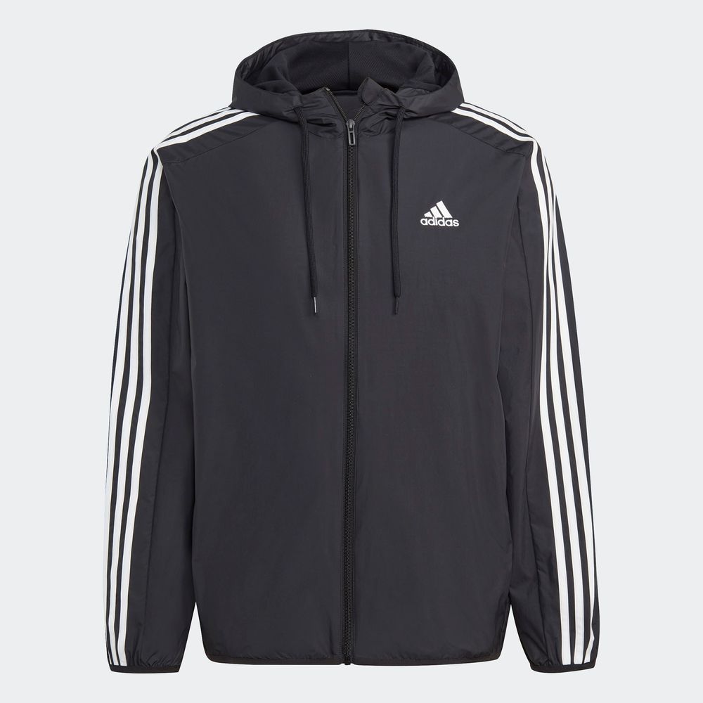 Foto 2 | Chamarra Adidas Negra para Hombre