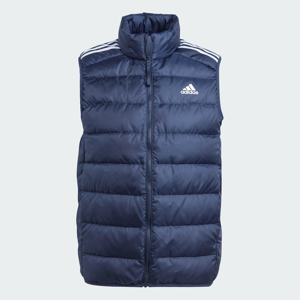 Foto 2 | Chaleco Térmico Ligero Adidas Essentials 3 Franjas Azul para Hombre