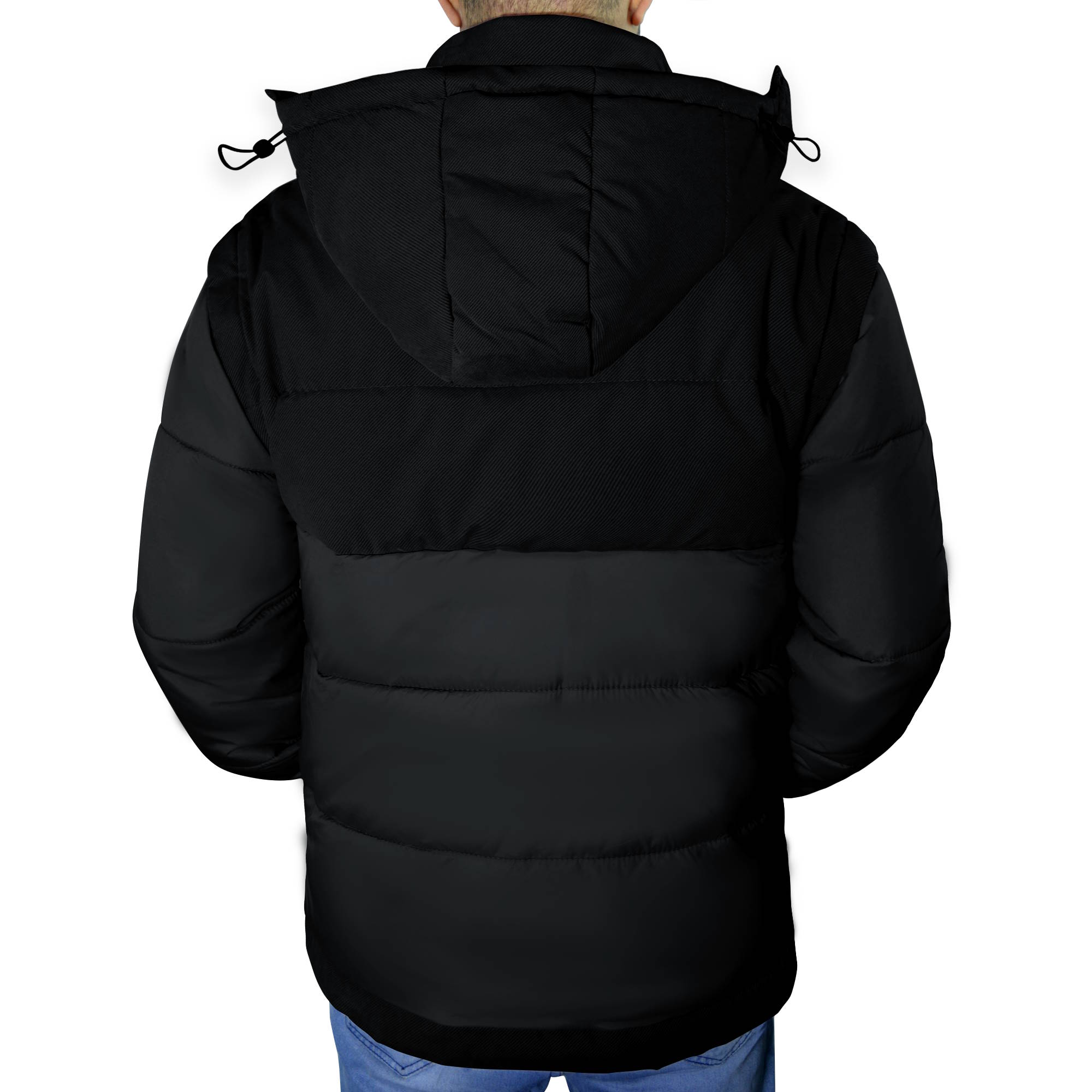Foto 4 | Abrigo Tandera Negro para Hombre