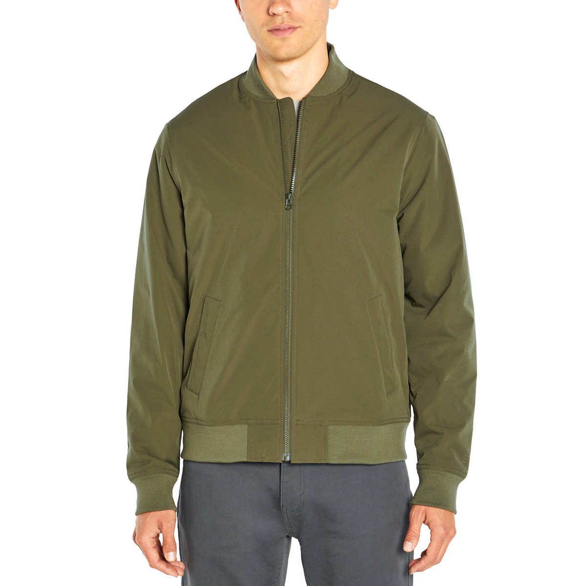 Foto 2 pulgar | Chamarra Banana Republic Bomber Jacket Verde para Hombre