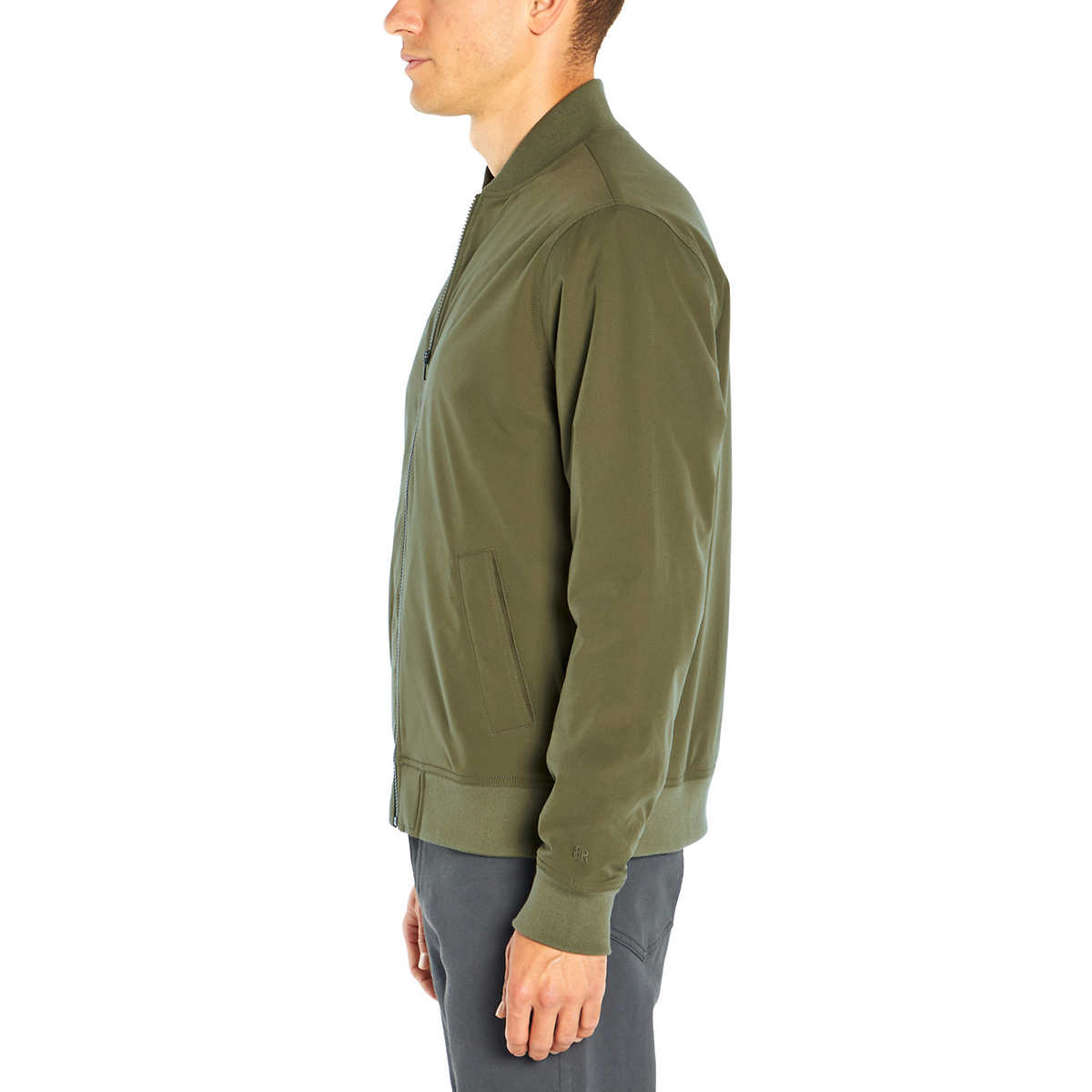 Foto 4 pulgar | Chamarra Banana Republic Bomber Jacket Verde para Hombre